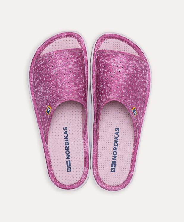nordikas ZAPATILLAS DE CASA MUJER VAQUERO FRESA