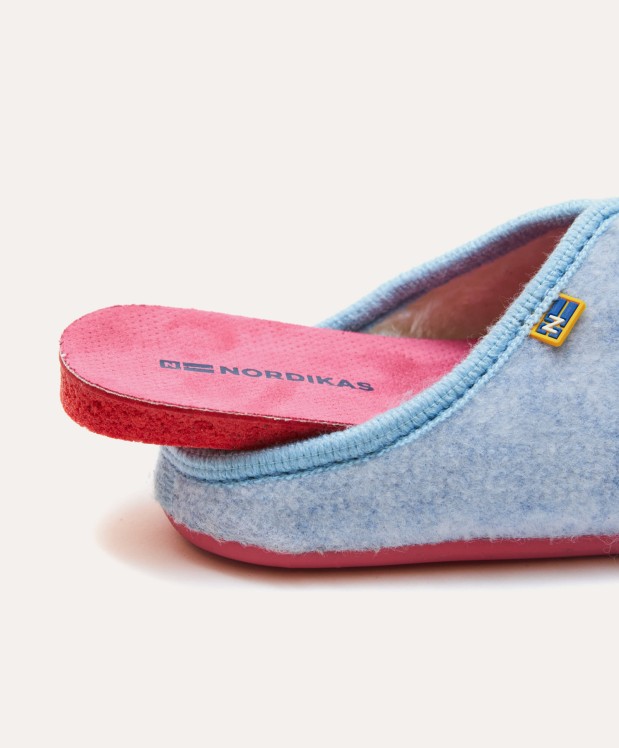 Nordikas ZAPATILLAS DE CASA MUJER VIENA CELESTE