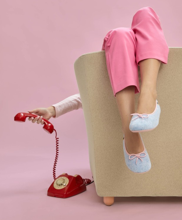 Nordikas ZAPATILLAS DE CASA MUJER VIENA CELESTE