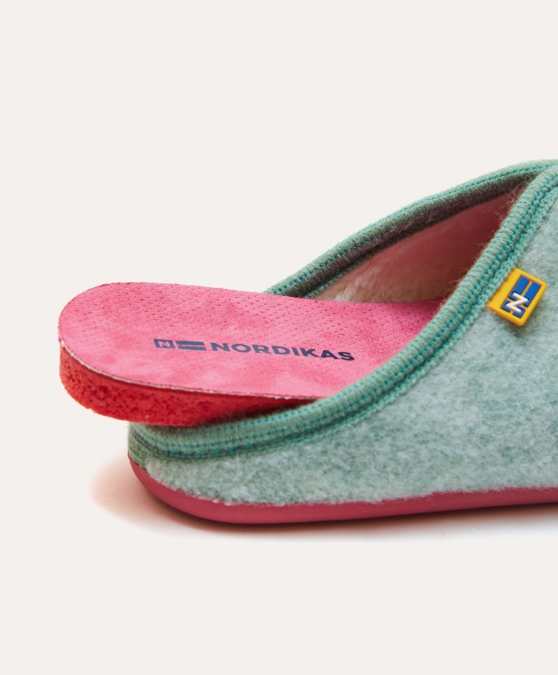 Nordikas ZAPATILLAS DE CASA MUJER VIENA ESMERALDA