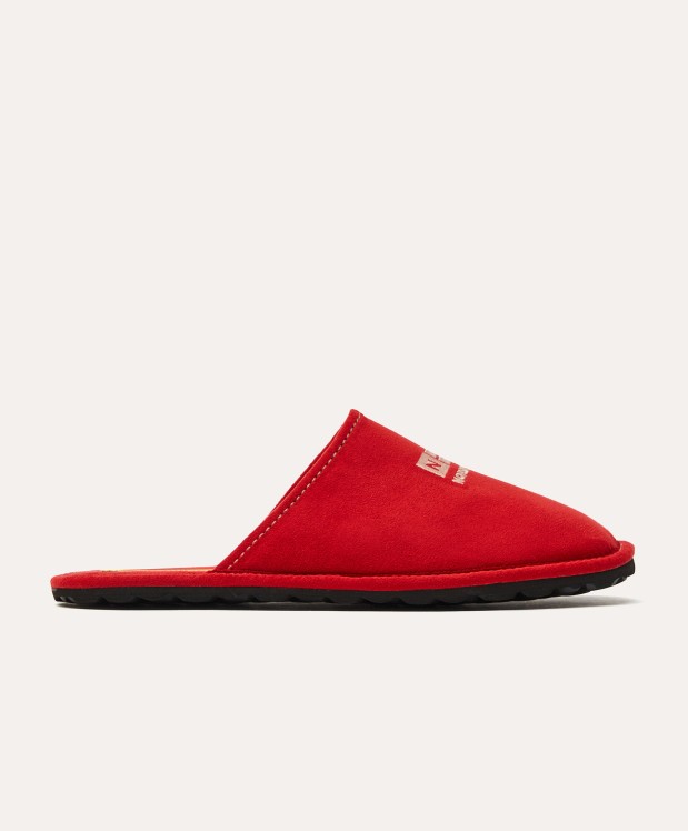 Nordikas ZAPATILLAS DE VIAJE MUJER MICROSUED ROJO