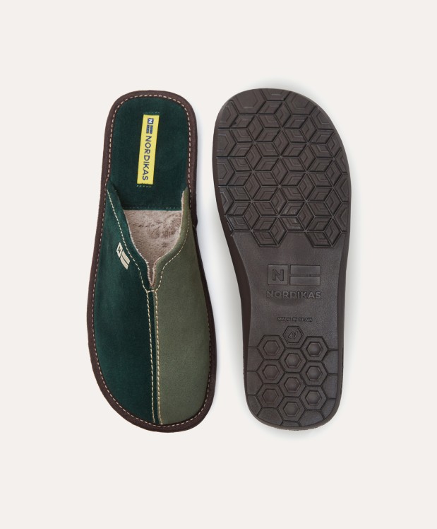 Nordikas ZAPATILLAS DE CASA HOMBRE AFELPADO BOTELLA