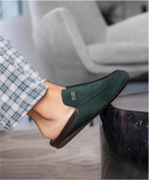 Nordikas ZAPATILLAS DE CASA HOMBRE AFELPADO BOTELLA