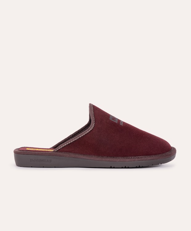 nordikas ZAPATILLAS DE CASA HOMBRE AFELPADO BURDEOS