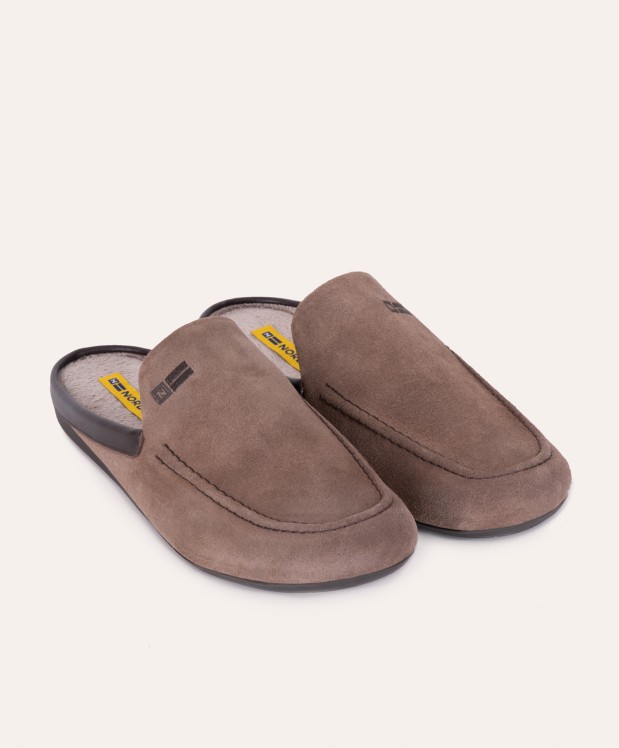 Nordikas ZAPATILLAS DE CASA HOMBRE AFELPADO MICKEY DUBLIN MOKA
