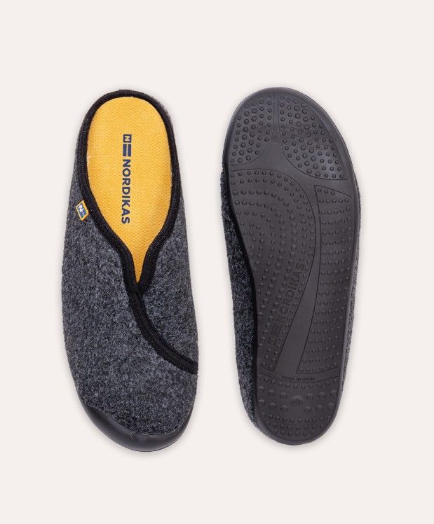 Nordikas ZAPATILLAS DE CASA HOMBRE ARTIK NEGRO PISO NEGRO