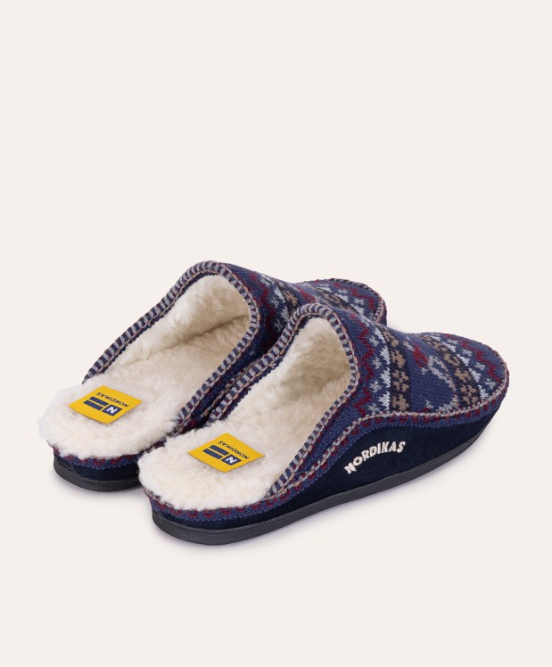 Nordikas ZAPATILLAS DE CASA HOMBRE PATINADOR MARINO