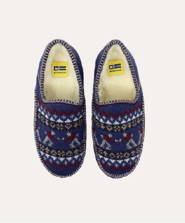 Nordikas ZAPATILLAS DE CASA HOMBRE PATINADOR MARINO