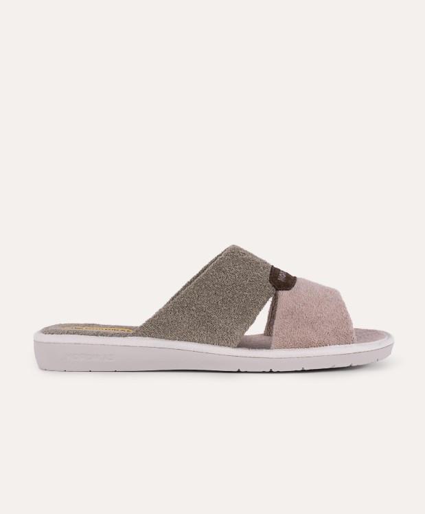 Nordikas ZAPATILLAS DE CASA HOMBRE TOALLA ARENA KAKI