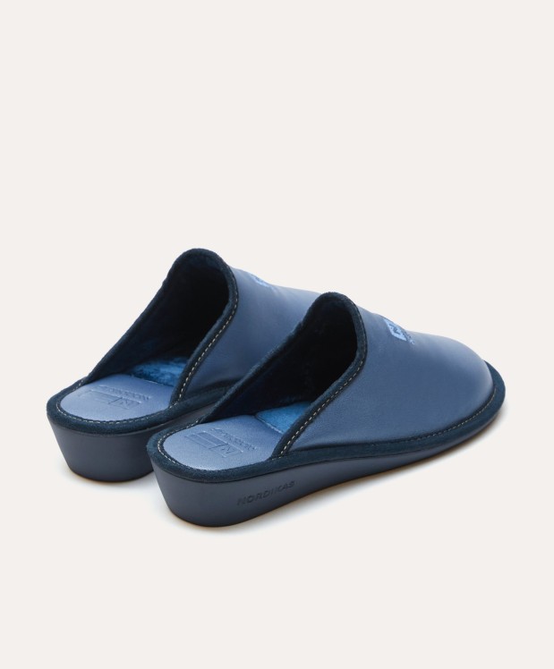 Nordikas ZAPATILLAS DE CASA MUJER NACARADO AZUL PLOMO