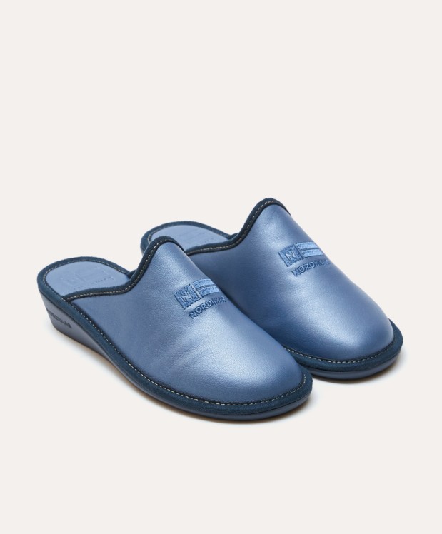nordikas ZAPATILLAS DE CASA MUJER NACARADO AZUL PLOMO