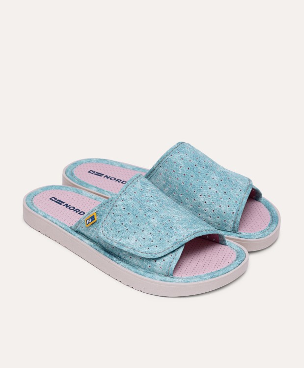 Nordikas ZAPATILLAS DE CASA MUJER VAQUERO ESMERALDA