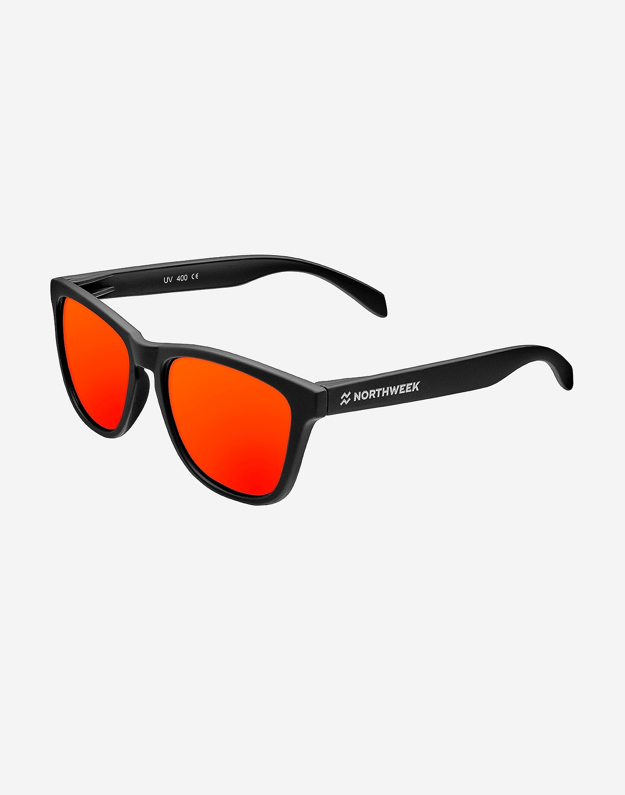 Northweek REGULAR MATTE BLACK - RED POLARIZED