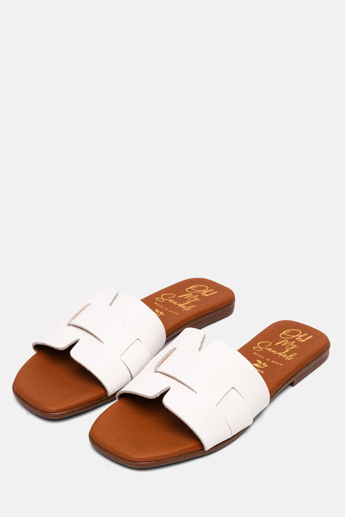 Oh My Sandals Sandalia Mujer Piel Alexia Blanco
