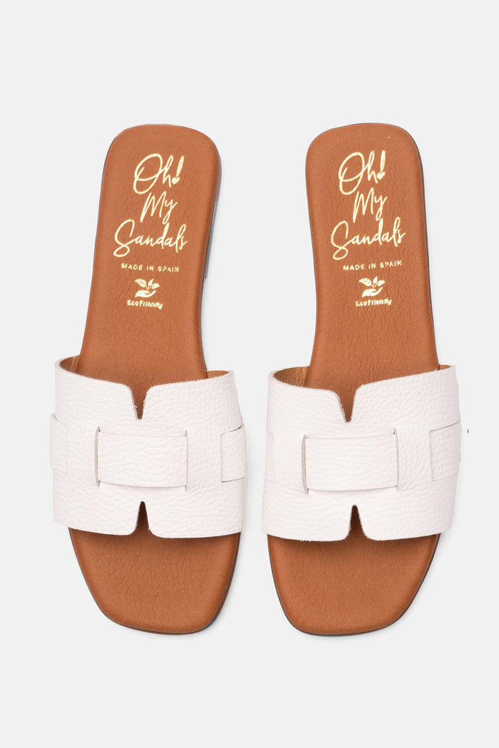 Oh My Sandals Sandalia Mujer Piel Alexia Blanco