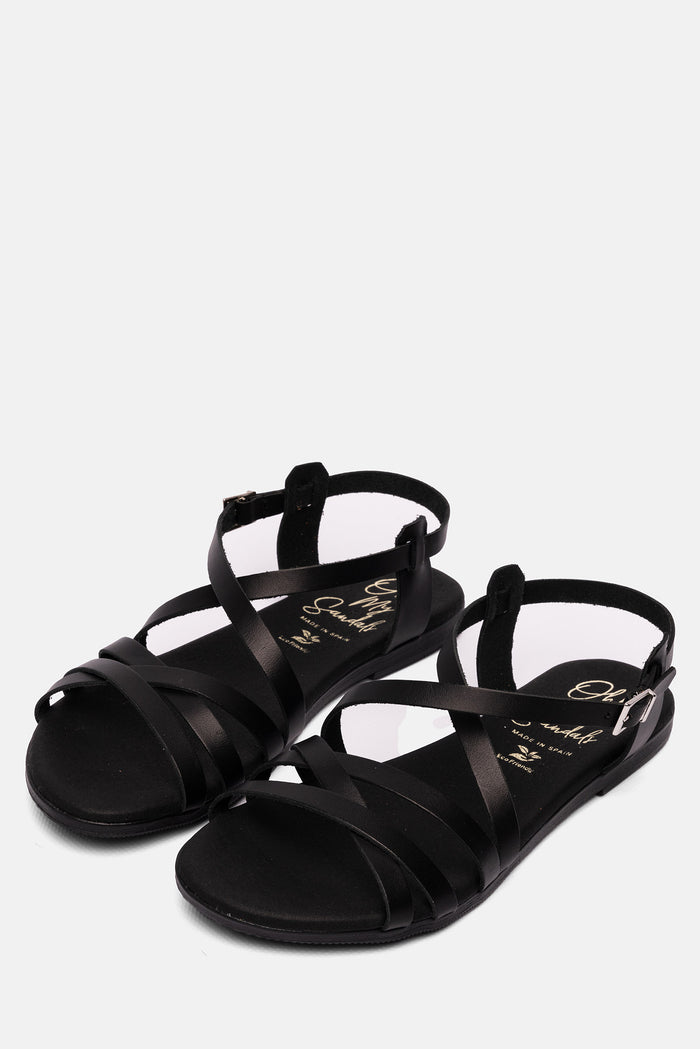 Oh My Sandals Sandalia Mujer Piel Brenda Negro