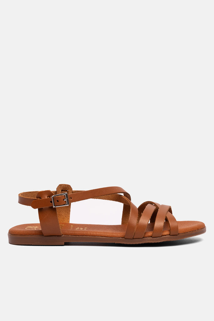oh my sandals Sandalia Mujer Piel Brenda Roble