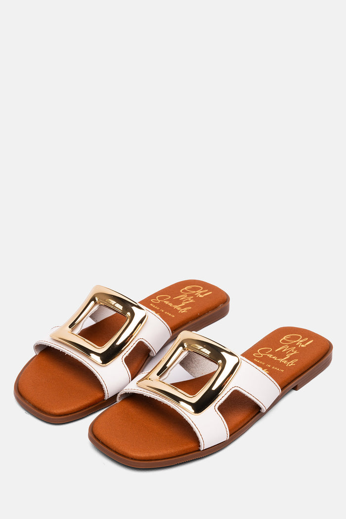 Oh My Sandals Sandalia Mujer Piel Caterina Blanco