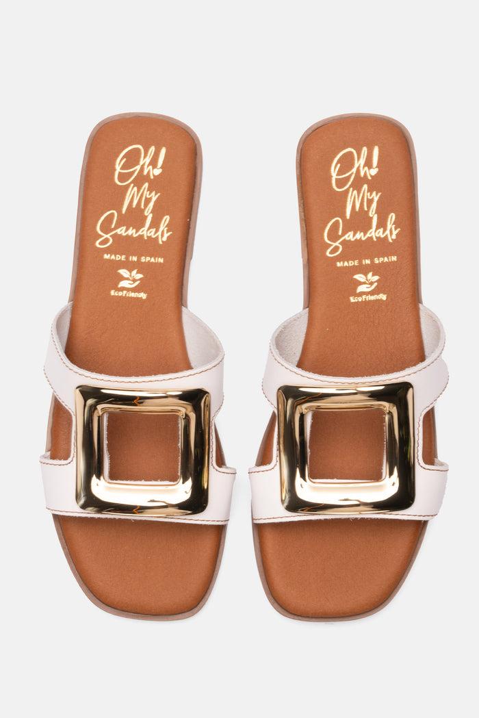 Oh My Sandals Sandalia Mujer Piel Caterina Blanco