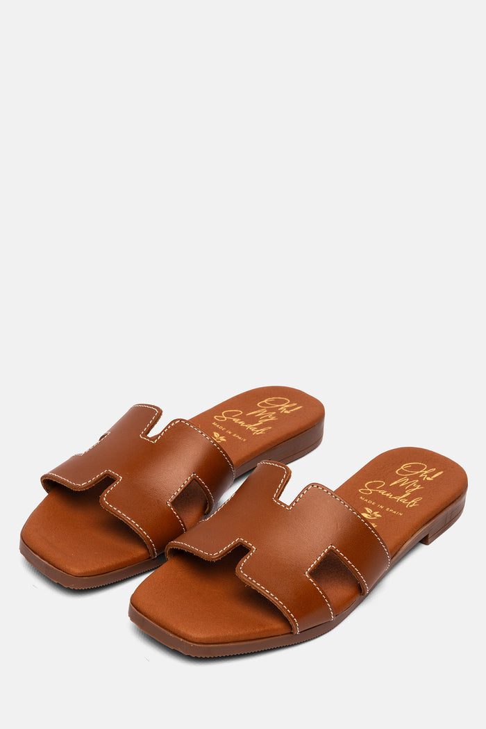 Oh My Sandals Sandalia Mujer Piel Denise Roble