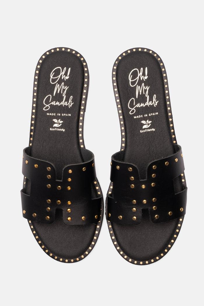Oh My Sandals Sandalia Mujer Piel Erika Negro