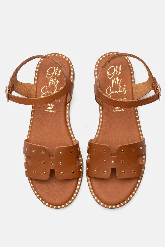 Oh My Sandals Sandalia Mujer Piel Fiorella Roble