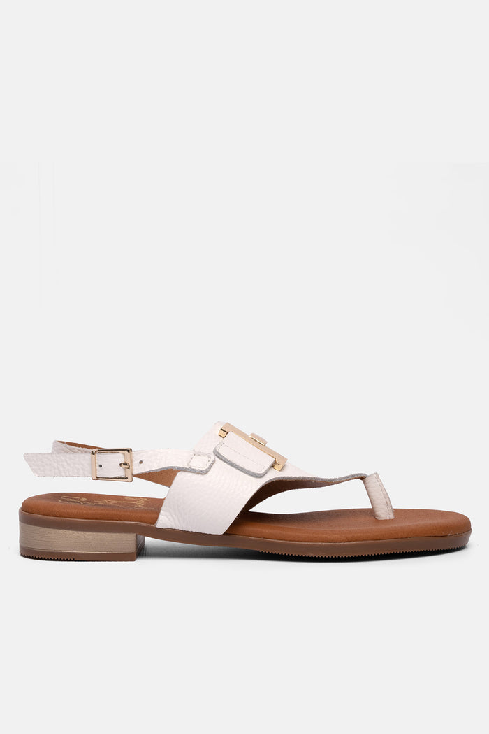Oh My Sandals Sandalia Mujer Piel Gisela Blanco