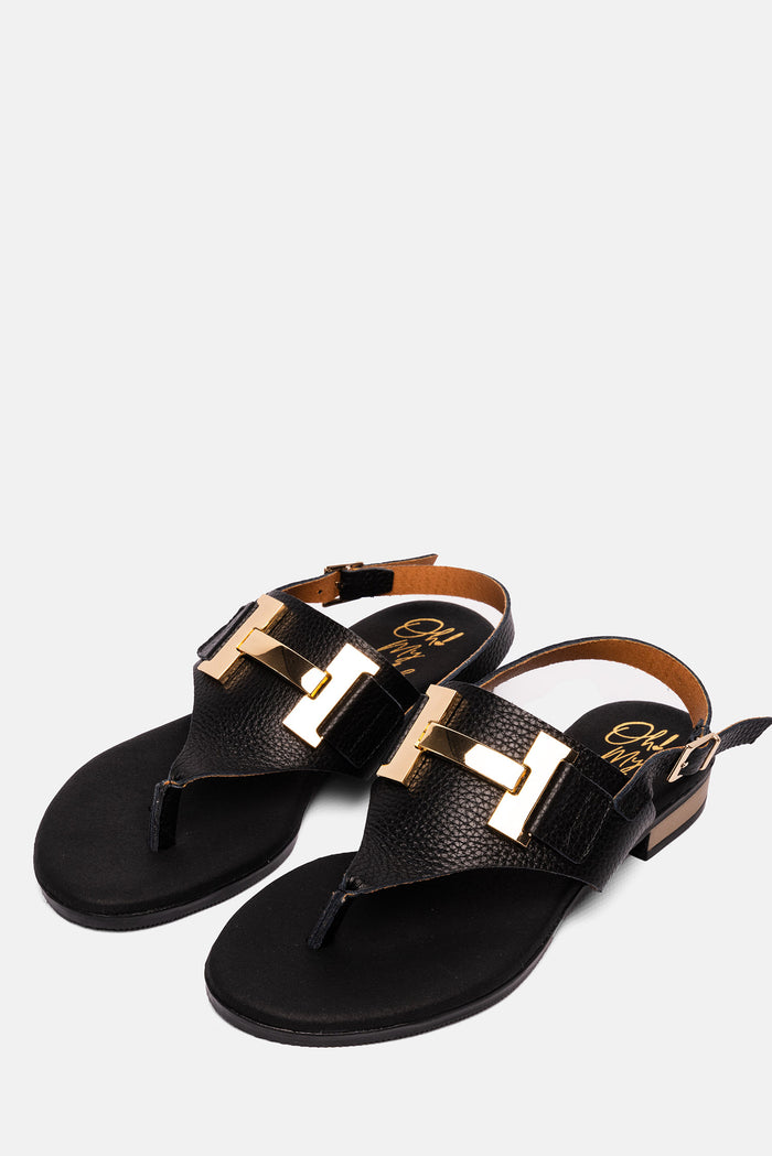 Oh My Sandals Sandalia Mujer Piel Gisela Negro