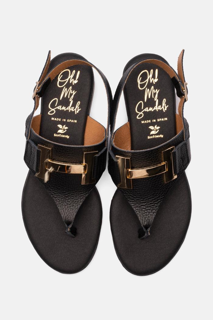 Oh My Sandals Sandalia Mujer Piel Gisela Negro