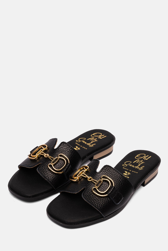 Oh My Sandals Sandalia Mujer Piel Helga Negro
