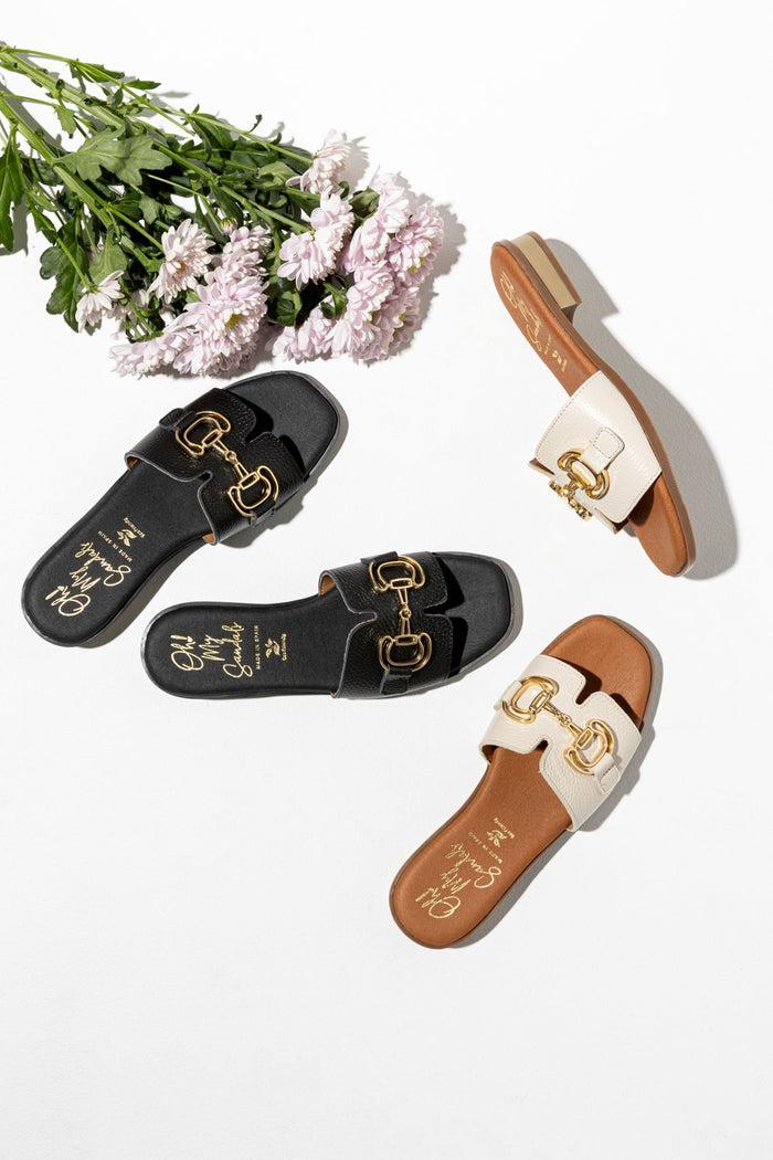Oh My Sandals Sandalia Mujer Piel Helga Negro