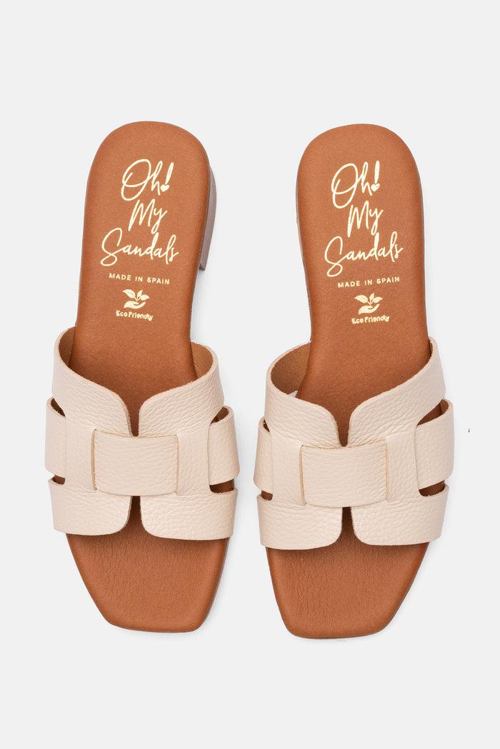Oh My Sandals Sandalia Mujer Piel Ingrid Hielo
