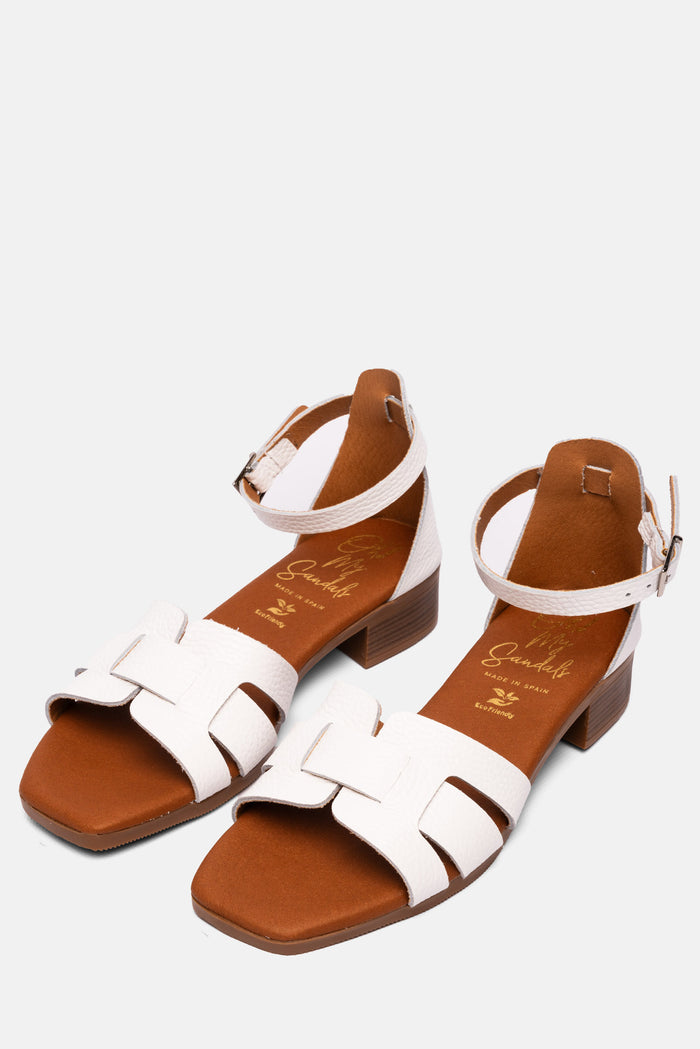 Oh My Sandals Sandalia Mujer Piel Julia Blanco