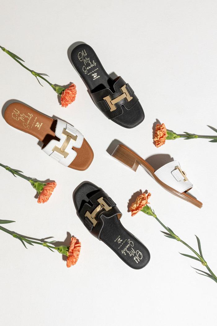 Oh My Sandals Sandalia Mujer Piel Kamala Blanco