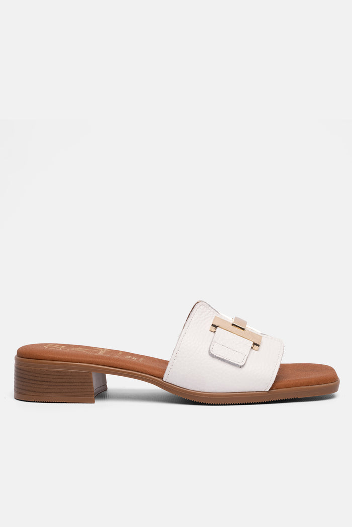 oh my sandals Sandalia Mujer Piel Kamala Blanco