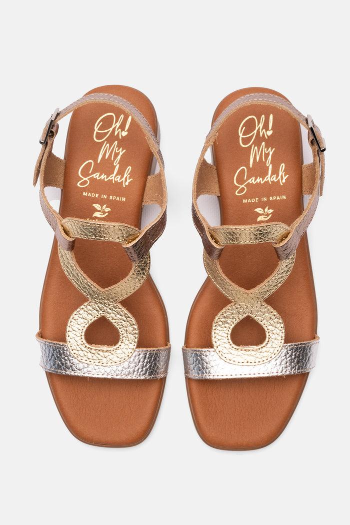 Oh My Sandals Sandalia Mujer Piel Leila Cava