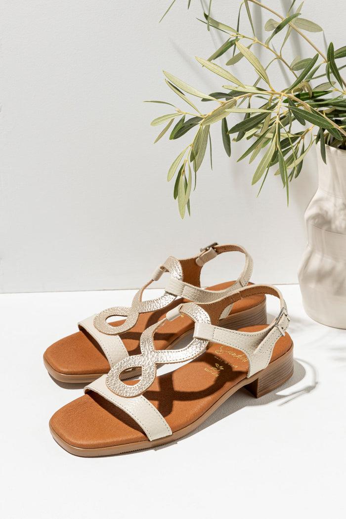 oh my sandals Sandalia Mujer Piel Leila Hielo