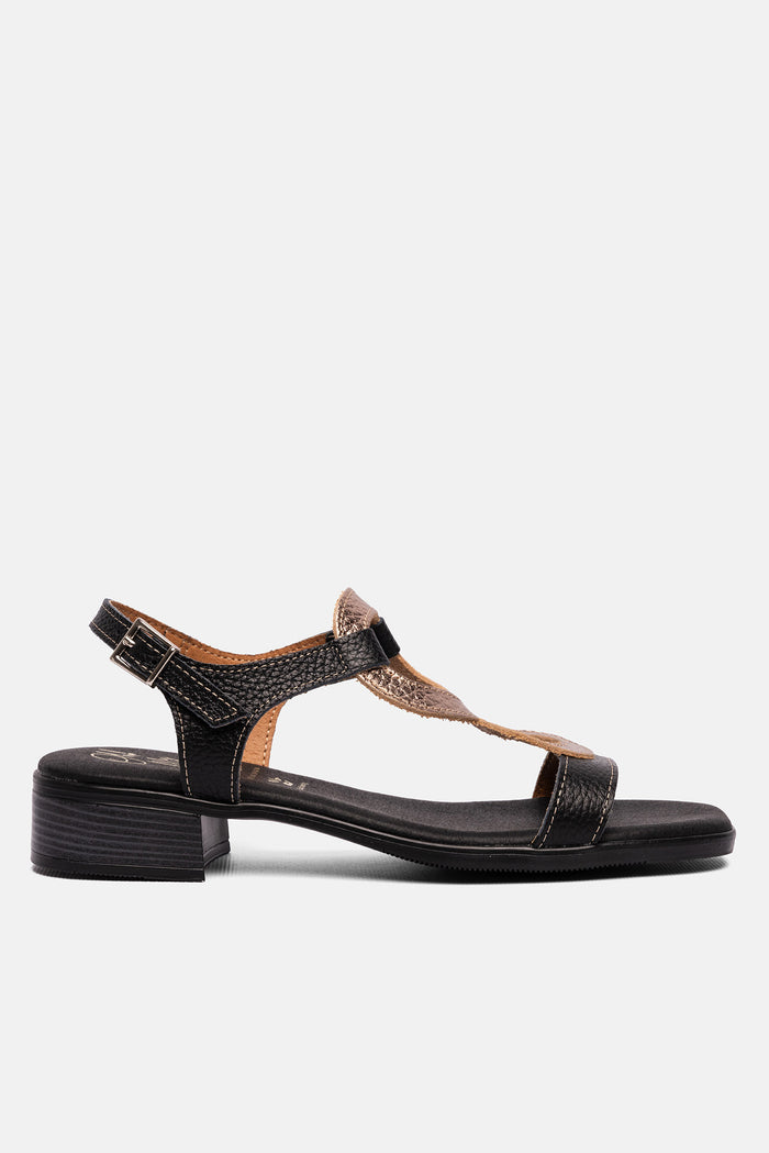 oh my sandals Sandalia Mujer Piel Leila Negro