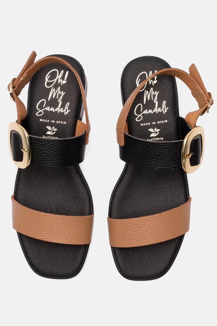 Oh My Sandals Sandalia Mujer Piel Malena Negro