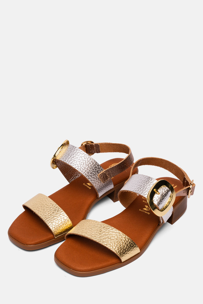 Oh My Sandals Sandalia Mujer Piel Malena Plata