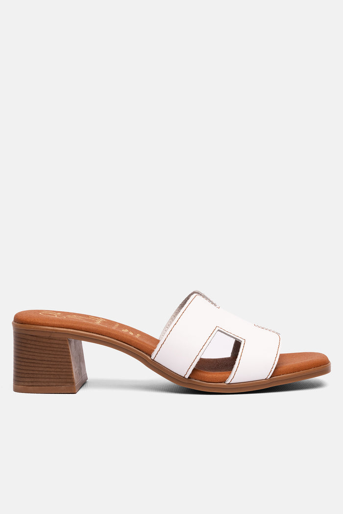 oh my sandals Sandalia Mujer Piel Nancy Blanco