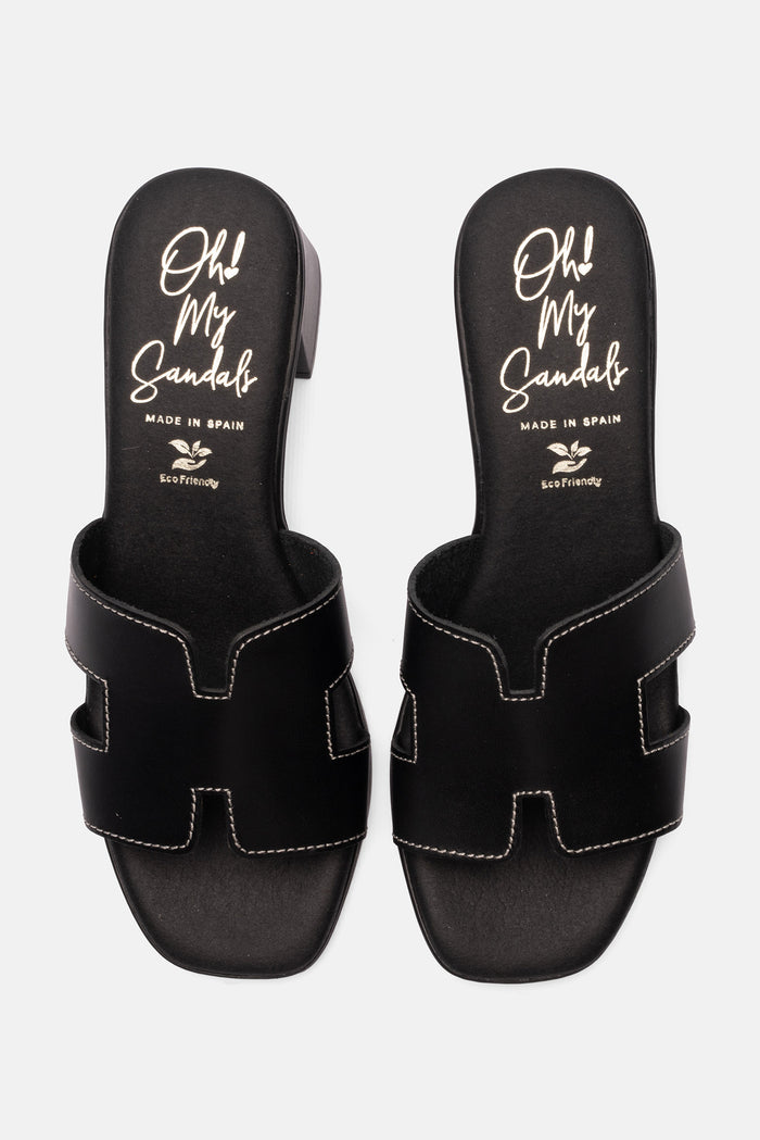 Oh My Sandals Sandalia Mujer Piel Nancy Negro