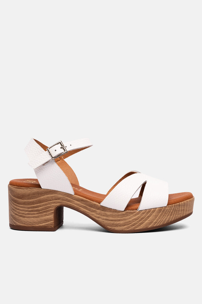 Oh My Sandals Sandalia Mujer Piel Pamela Blanco