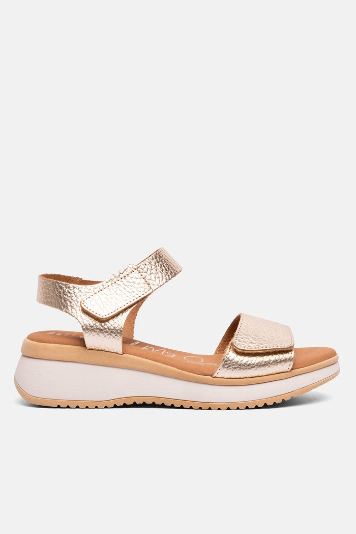 oh my sandals Sandalia Mujer Piel Selene Champán