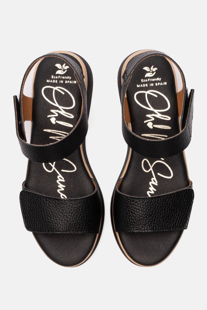 Oh My Sandals Sandalia Mujer Piel Selene Negro