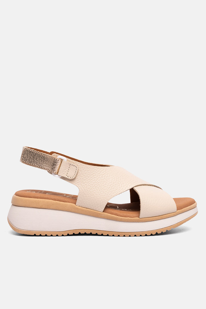 Oh My Sandals Sandalia Mujer Piel Soraya Hielo