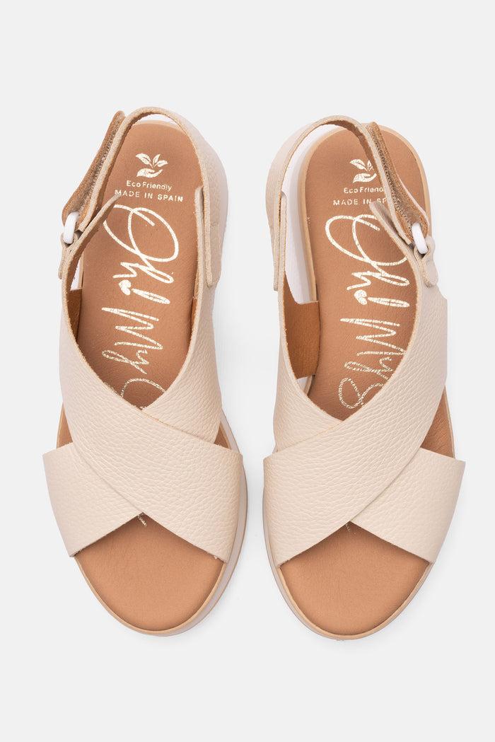 Oh My Sandals Sandalia Mujer Piel Soraya Hielo