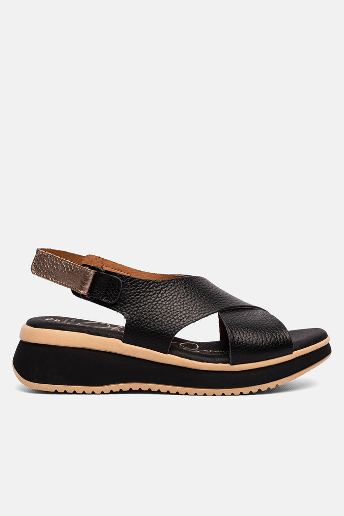 oh my sandals Sandalia Mujer Piel Soraya Negro