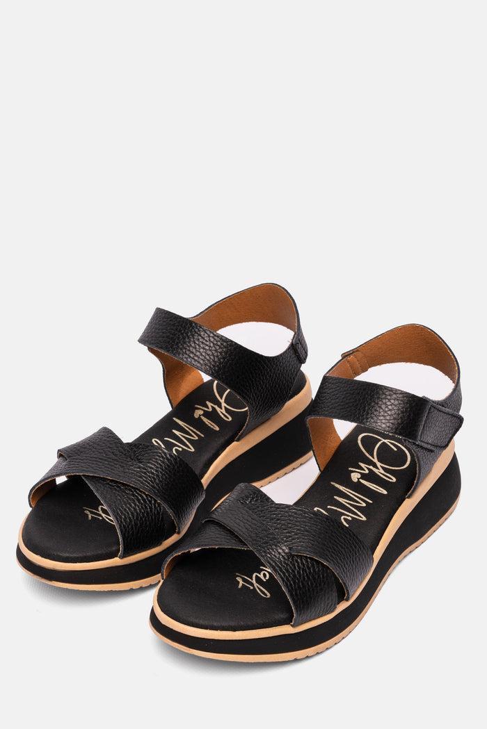 Oh My Sandals Sandalia Mujer Piel Tania Negro