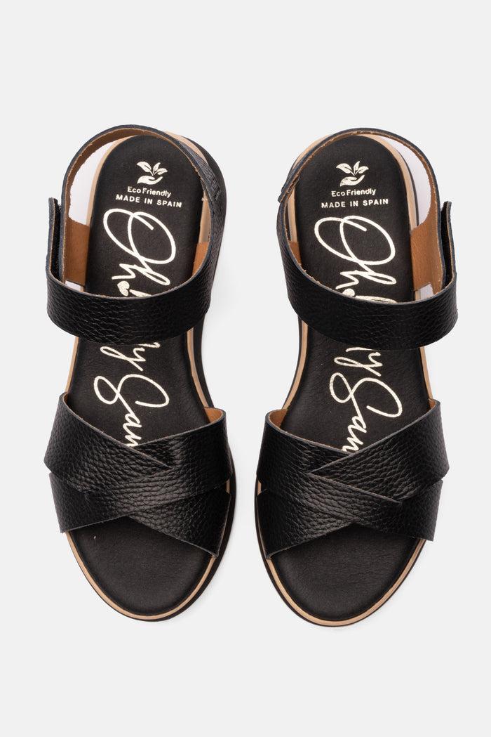 Oh My Sandals Sandalia Mujer Piel Tania Negro